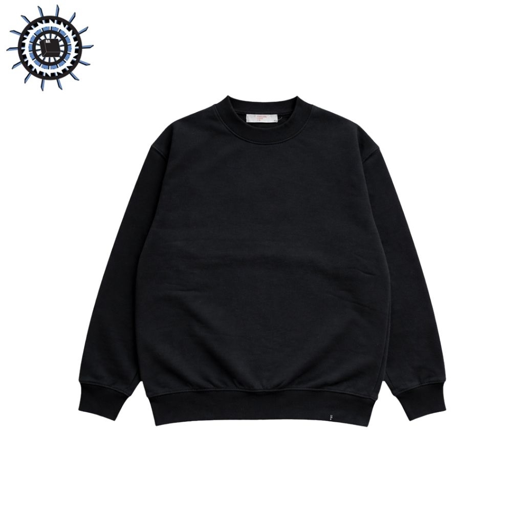Crewneck Second Black Heavyweight Basic
