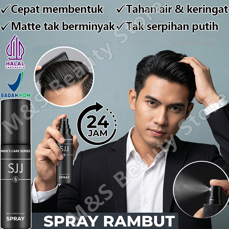 [BPOM]Semprotan rambut hair spray Spray rambut anti lepek Hairspray rambut tahan lama 150ml Hair spr