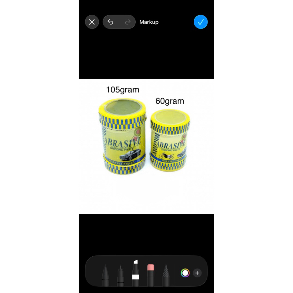 abrasiv / amril besar dan kecil