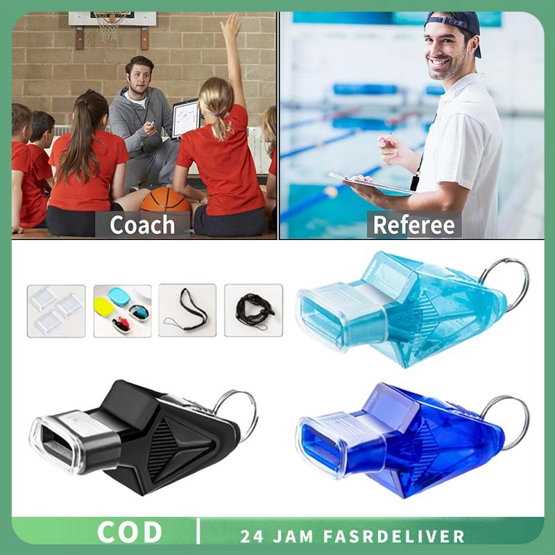 Sempritan Wasit Kualitas Suara Keras Pluit Parkir Mudah Ditiup Peluit Dolphin Original Universal