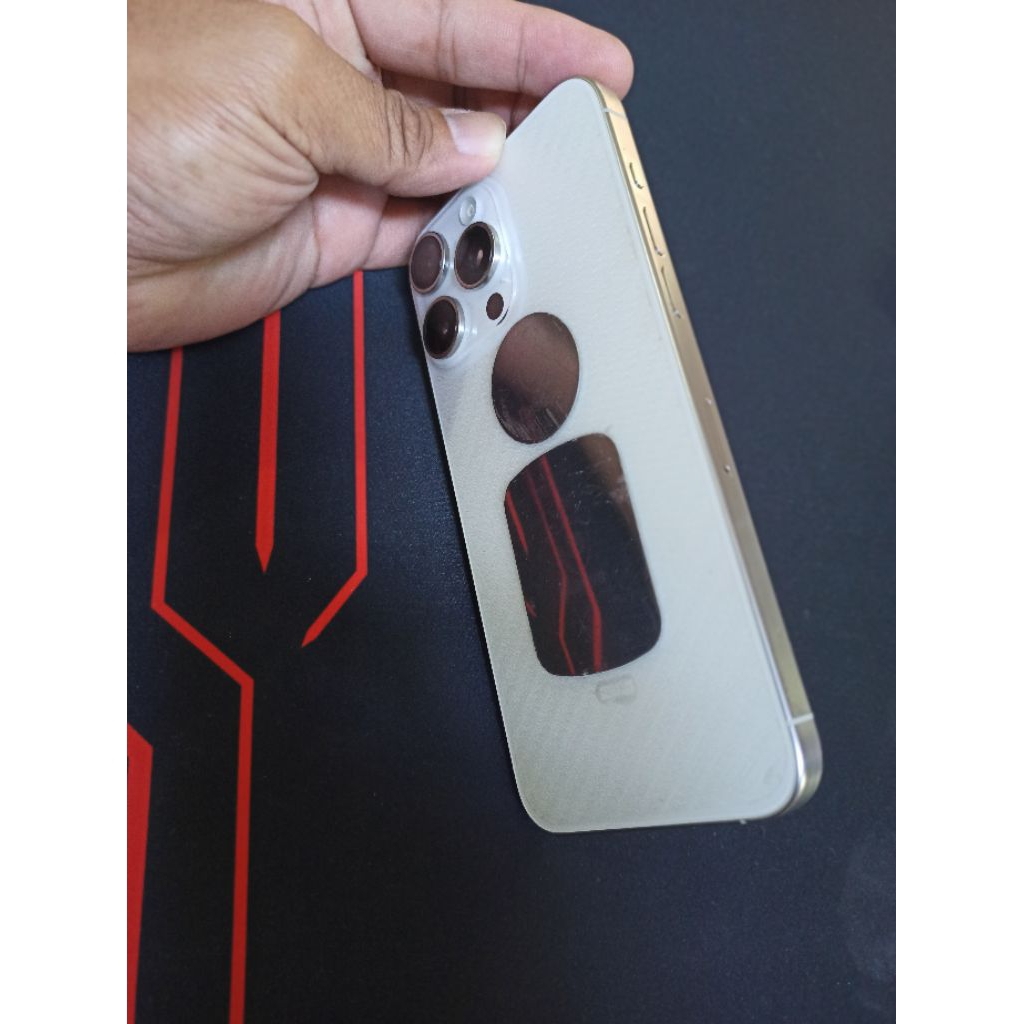 apple iphone Second white I-Phone 15 pro max 256 ibox full set dus dan kabel ori