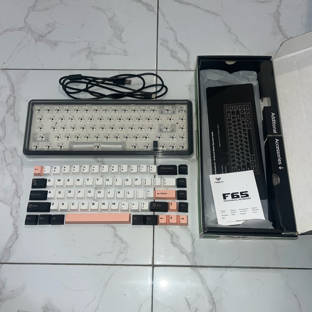Keyboard Aula F65 Mechanical Second