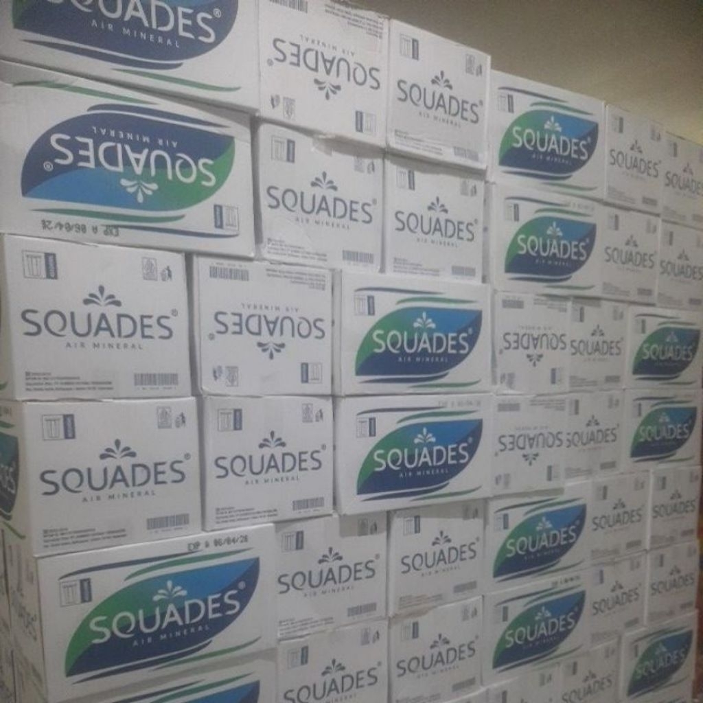 SQUADES GELAS 48×240ML READY BALIKPAPAN