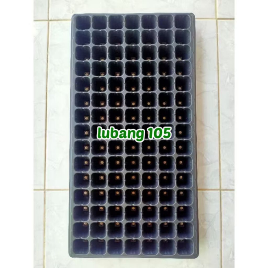 Pot tray Tray semai 105lubang Cocok untuk bibit cabai dll