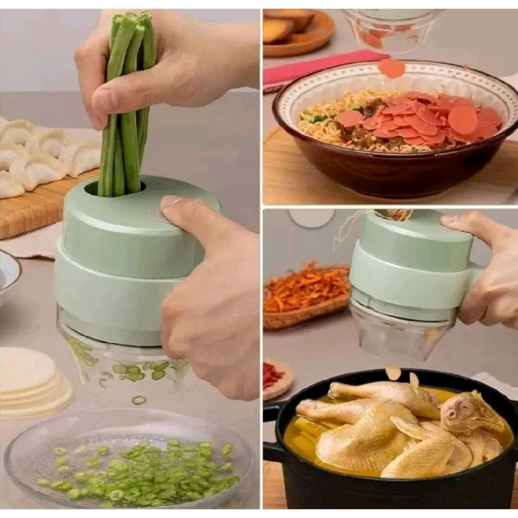 blender pemotong sayur blender portabel 4 in 1