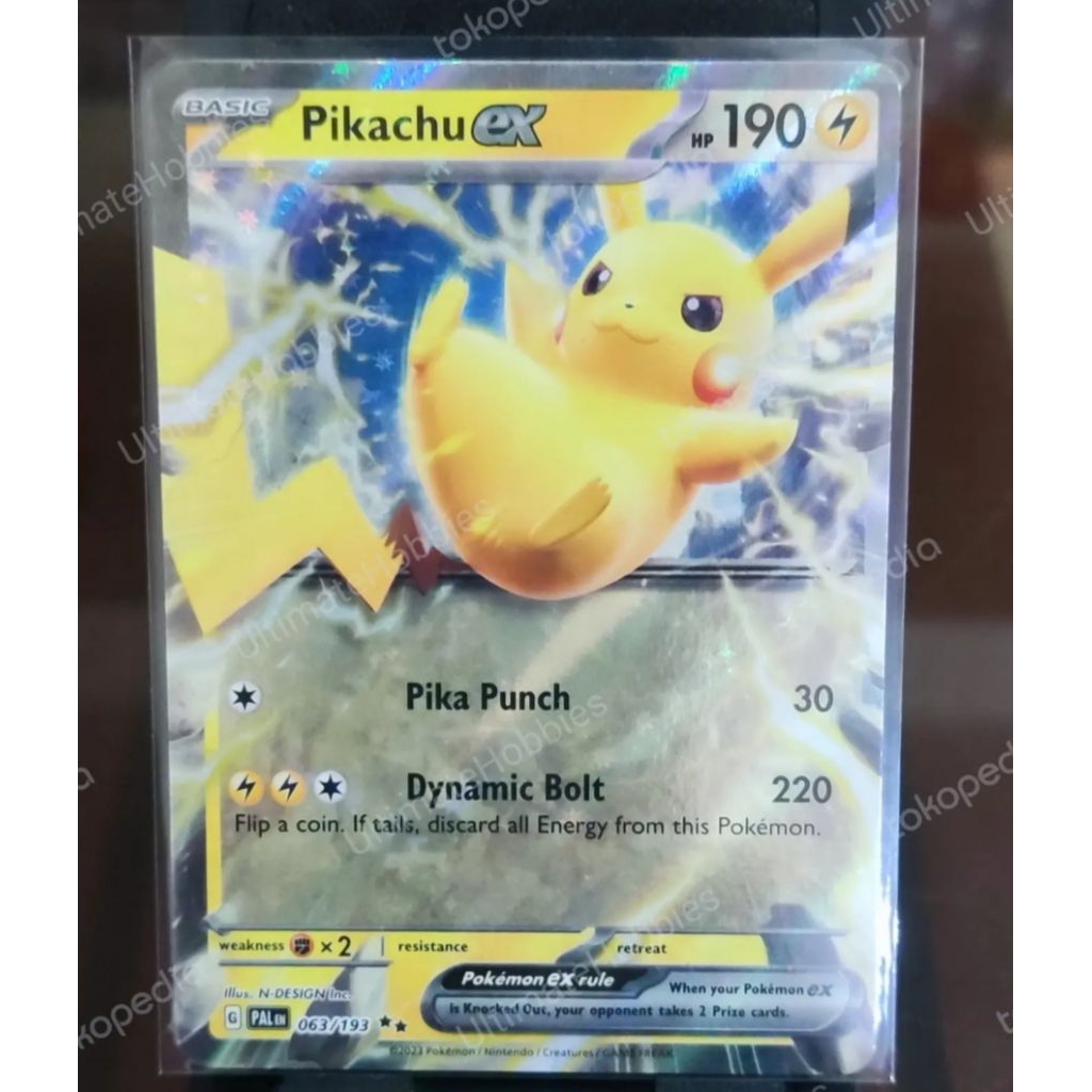 PIKACHU EX PALDEA EVOLVED - Pokemon TCG English
