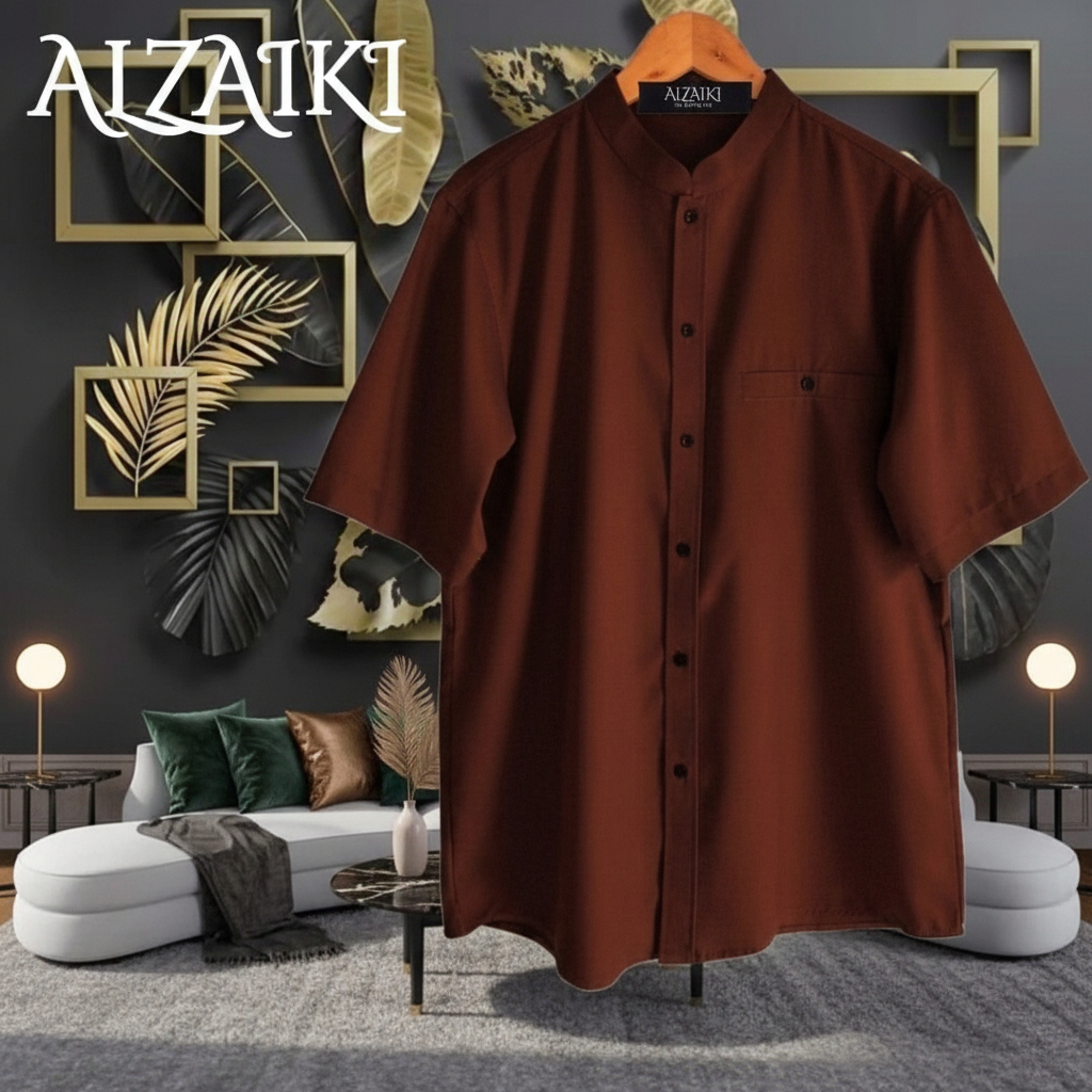 BAJU KOKO WARNA MAHOGANY  KEKINIAN/KOKO PRIA DEWASA 2026