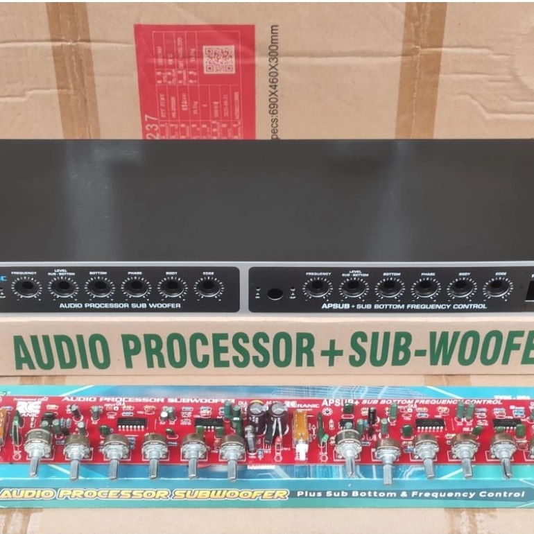 Kit Dan Box Audio Processor Plus Subwoofer Stereo (Ap Sub)