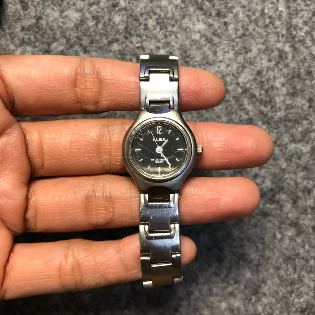 Jam Tangan alba quartz Original Second