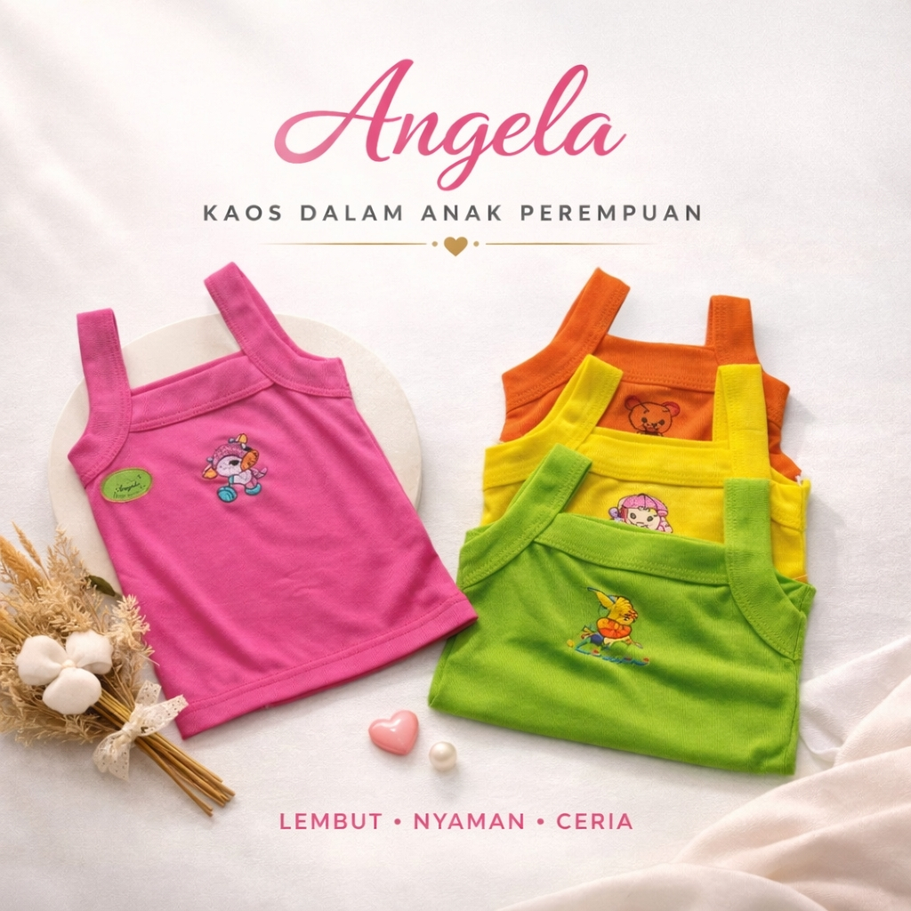 Singlet Kaos Dalam Anak Perempuan kotang singlet
