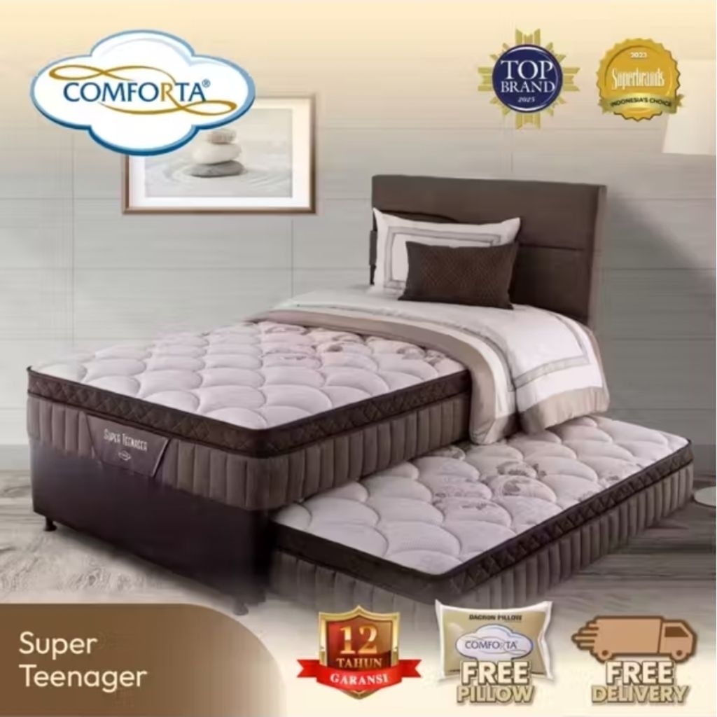 [COMFORTA_BANJARMASIN] PROMO SET SPRING BED SORONG SUPER TEANEGER BY COMFORTA