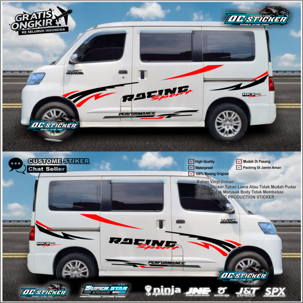 NEW Cutting Stiker Mobil Luxio Stiker Mobil Suzuki APV GRANMAX LUXIO Terbaru