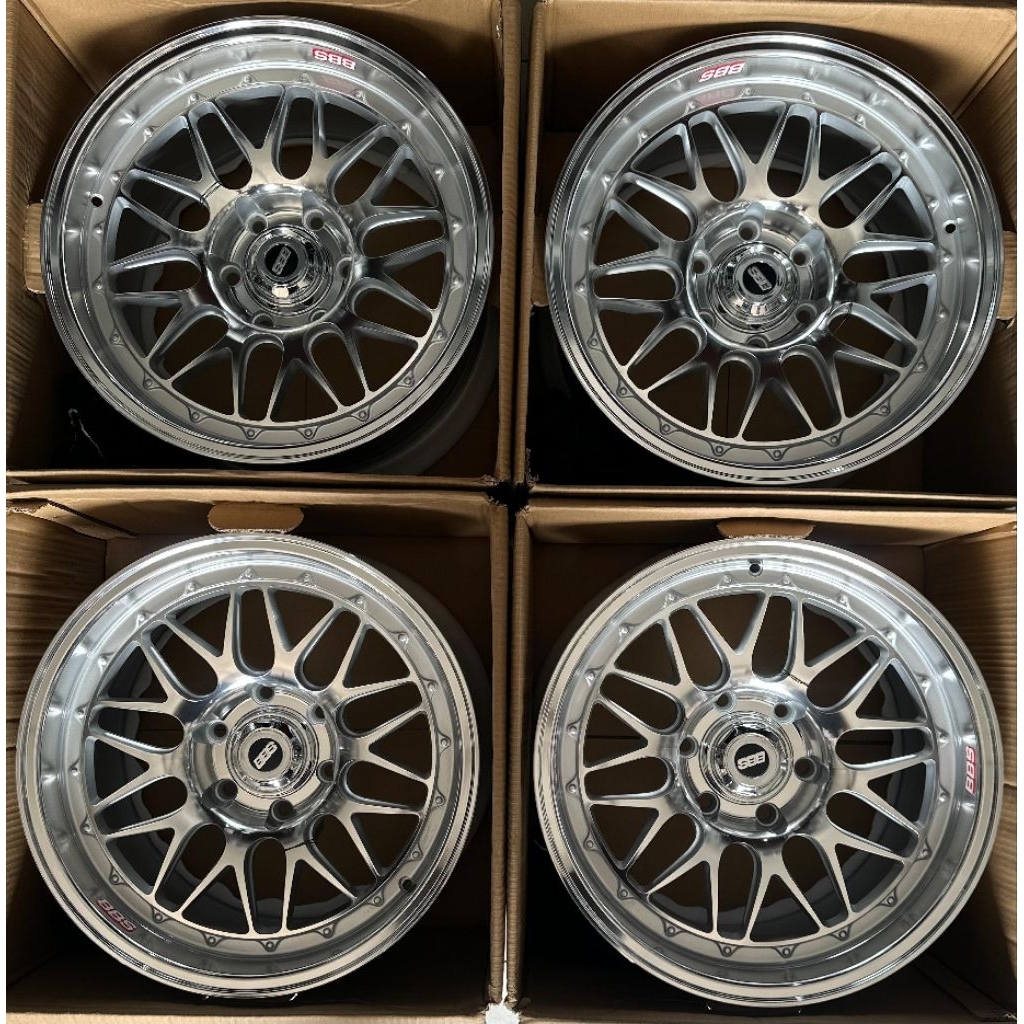 Velg Bbs Zeno R18 Full Polis Jf Luxury Kondisi Baru