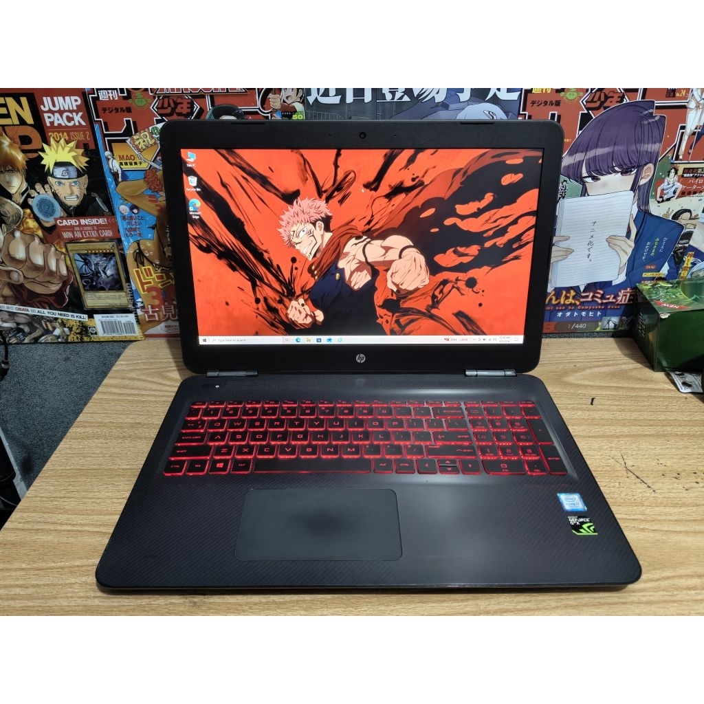 Laptop gaming HP omen 15 i7 7700hq ram 8 GTX 1050 SSD 128