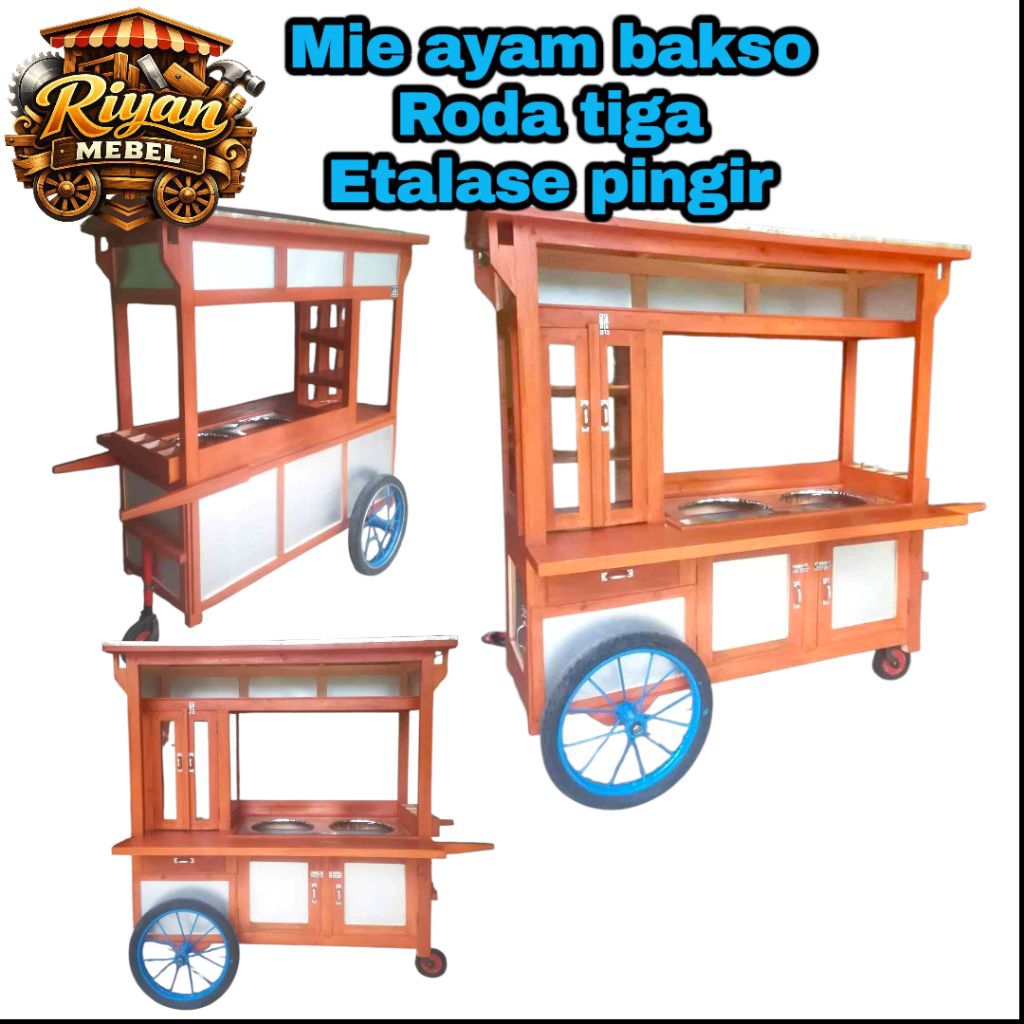 GEROBAK MIE AYAM BAKSO RODA KELILING
