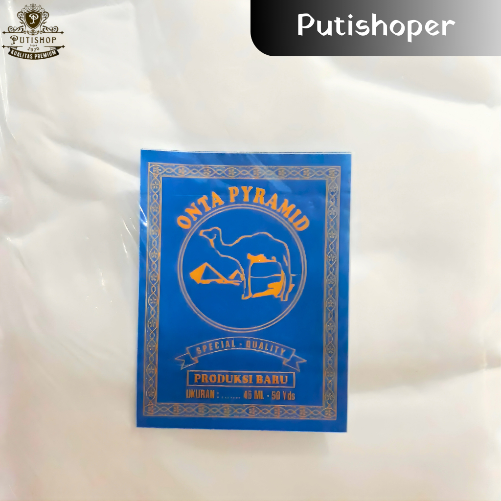 Kain Mori Prima Halus Onta Pyramid Kafan Customize Per 0,5 m Untuk Batik