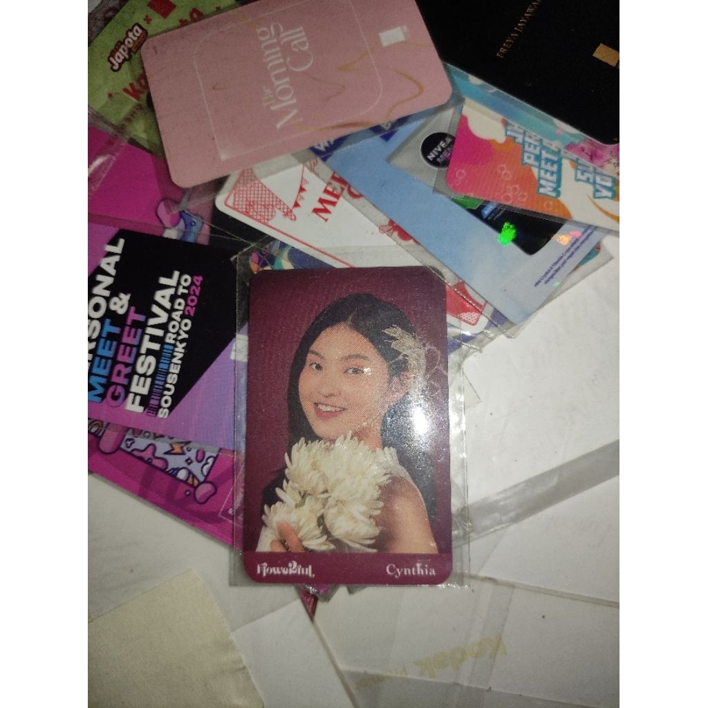PHOTOCARD CYNTHIA FLOWERFULL JKT48 100% OFFICIAL