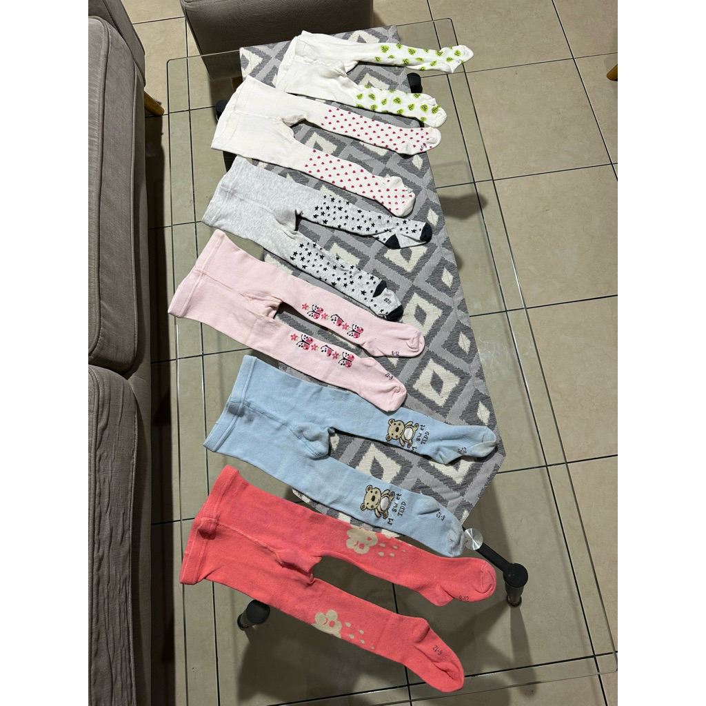 (Preloved) Legging kaki tertutup knit premium bayi knit premium