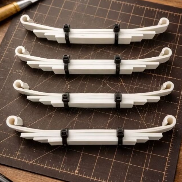 Per daun miniatur truk plastik bahan pvc paralon lembaran