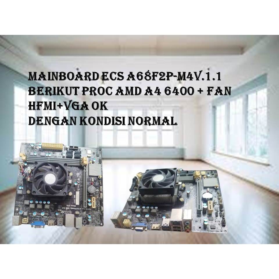 MAINBOARD ECS A68F2P-M4V