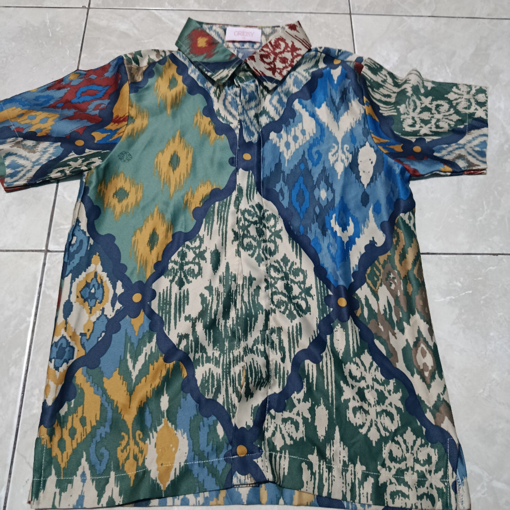 GREISY Batik Bahan Satin Preloved