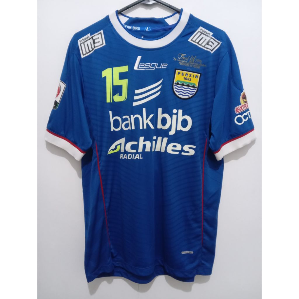 Jersey Persib Final ISL 2014 Original size M fit to L