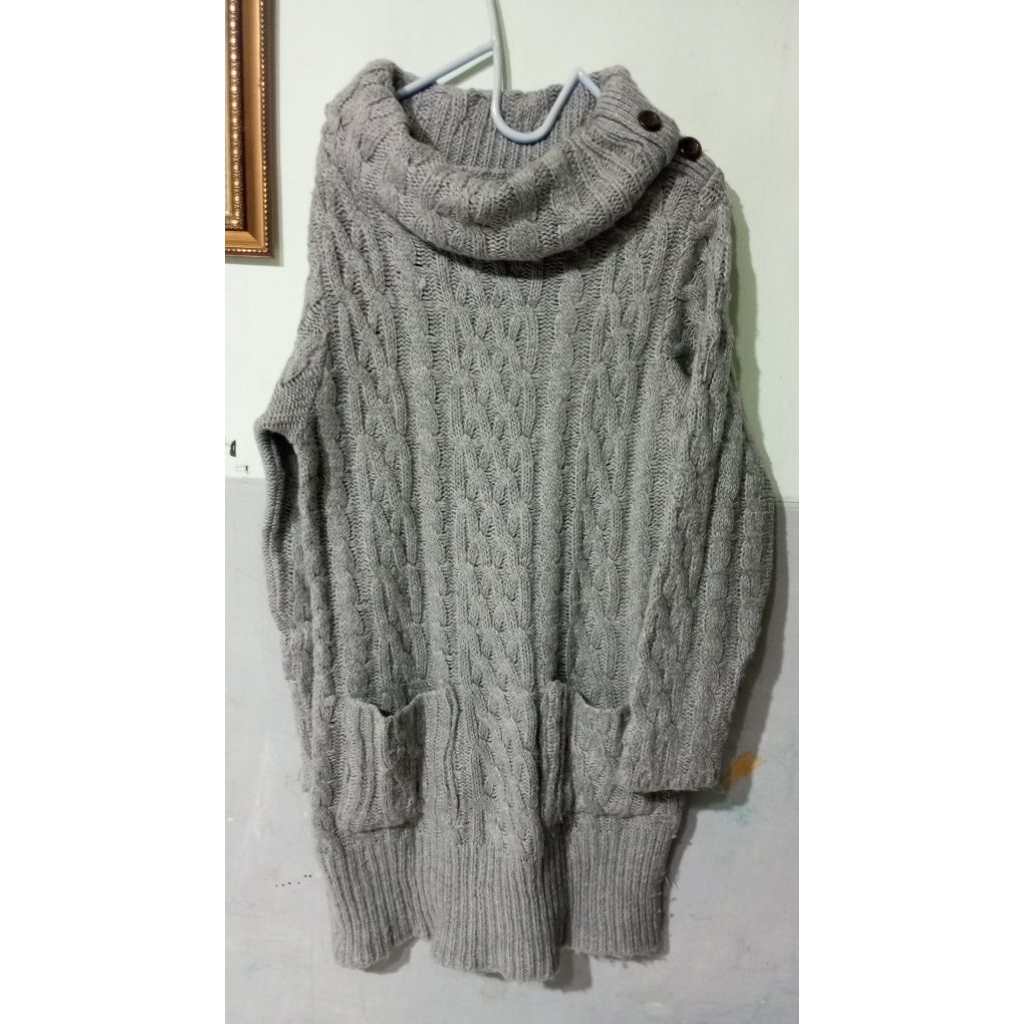 long sweater/dress rajut pl
