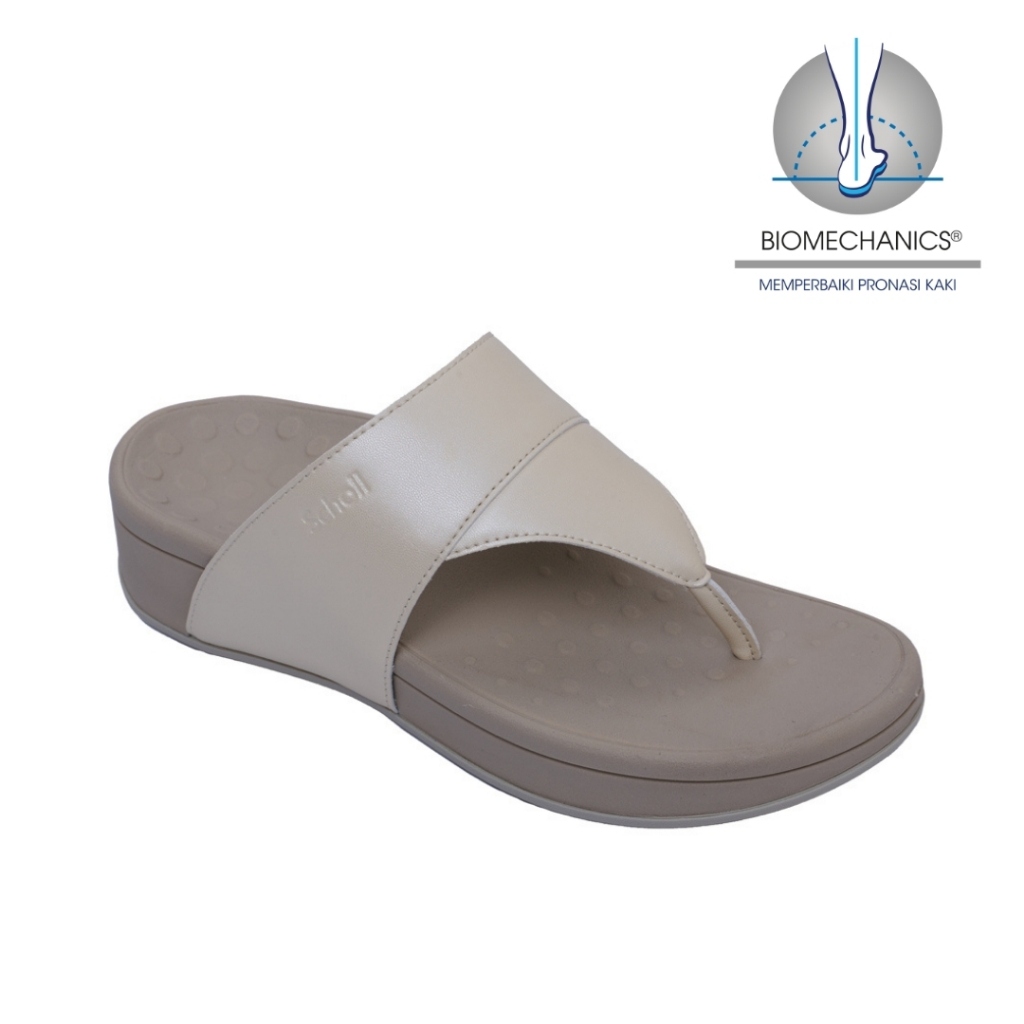 Scholl Biom Brena Ivory Sandal Wanita