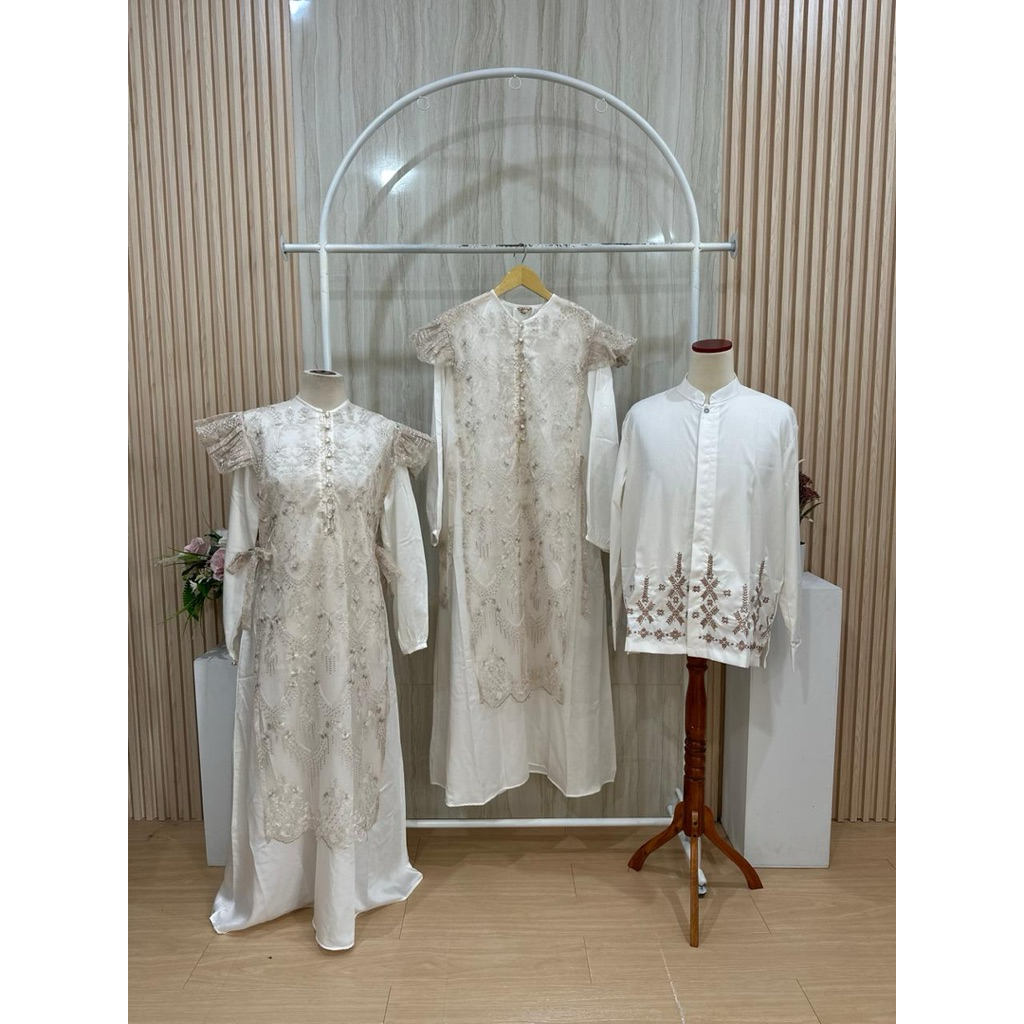 Juliana Dress Alika Design (Putih Coksu)