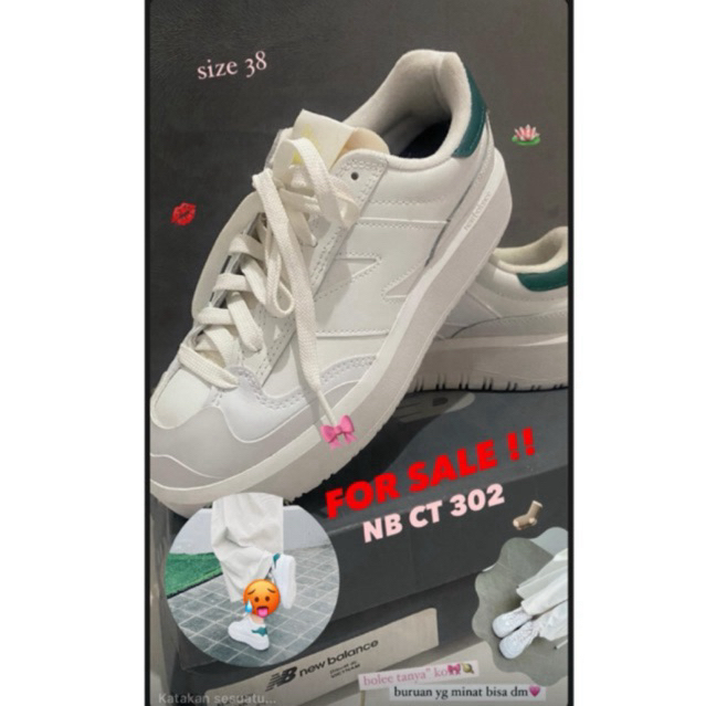 preloved murah sepatu new balance ct302 ukuran 38