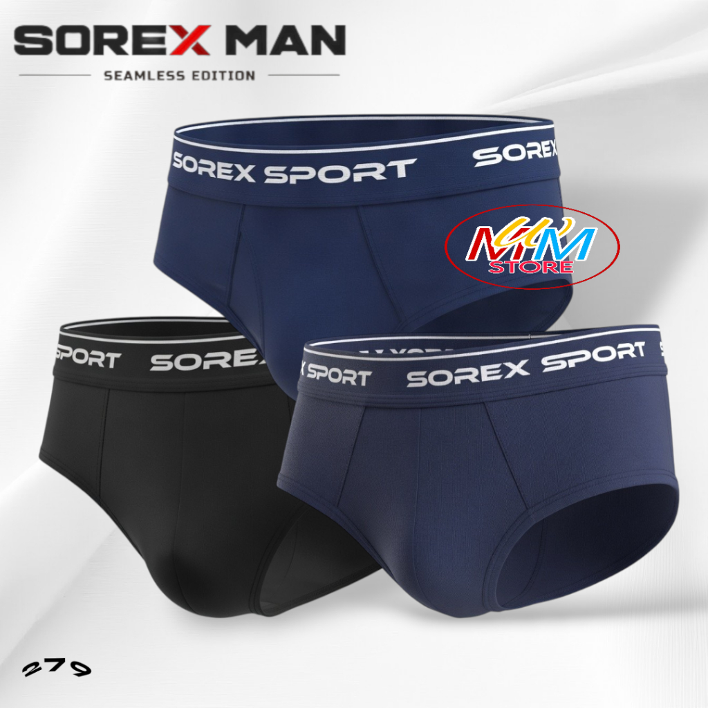 M279 (3-12 pcs) Sorex Man Celana Dalam Pria Dewasa, Celana Dalam Sorex Pria  Size S M L XL XXL