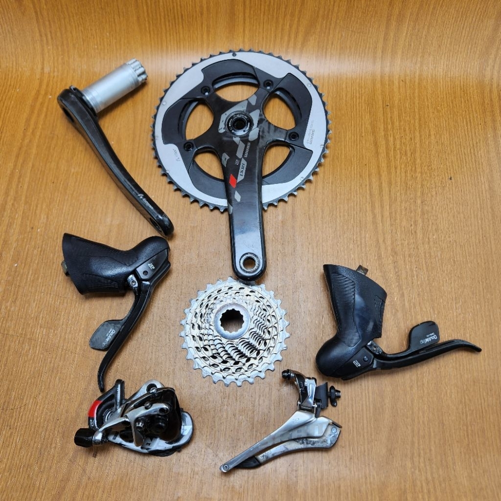 grup set sram red 22 11 speed sp crank rd fd brifter sproket