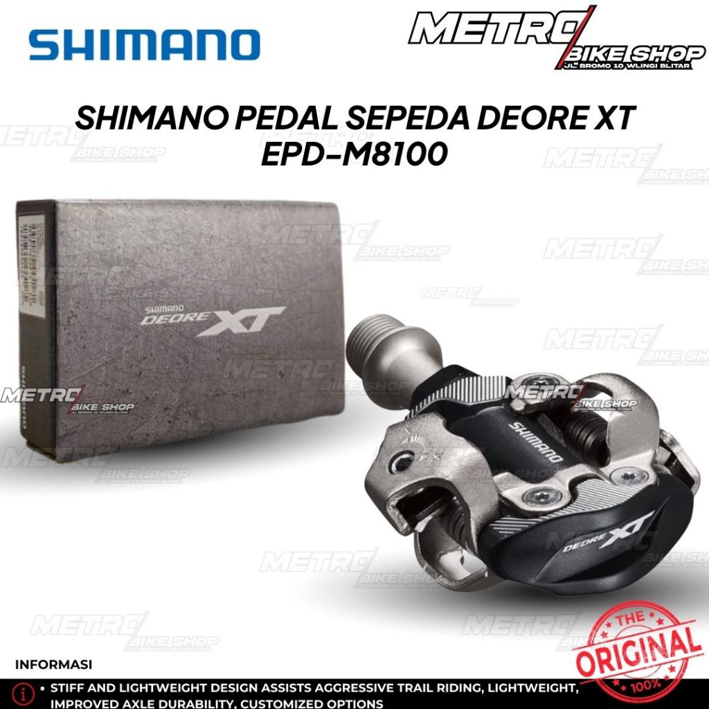 Shimano Deore XT PD-M8100 Pedal Cleat MTB Pedal Gravel Deore XT + cleat sh-51