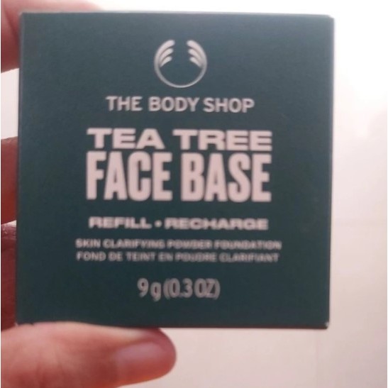 Bedak Refill The Body Shop Tea Tree Face Base Fair 2W Refill
