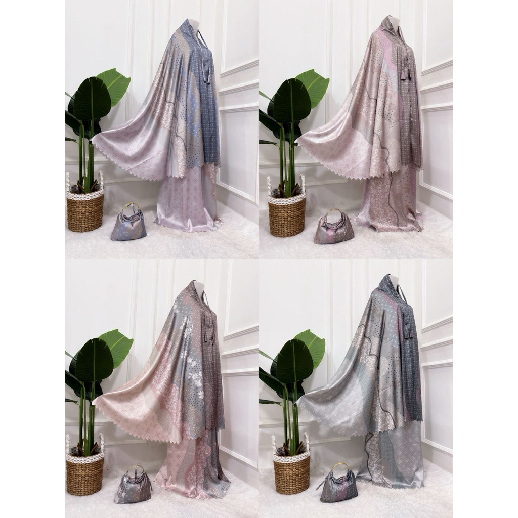 Mukenah begel armani silk