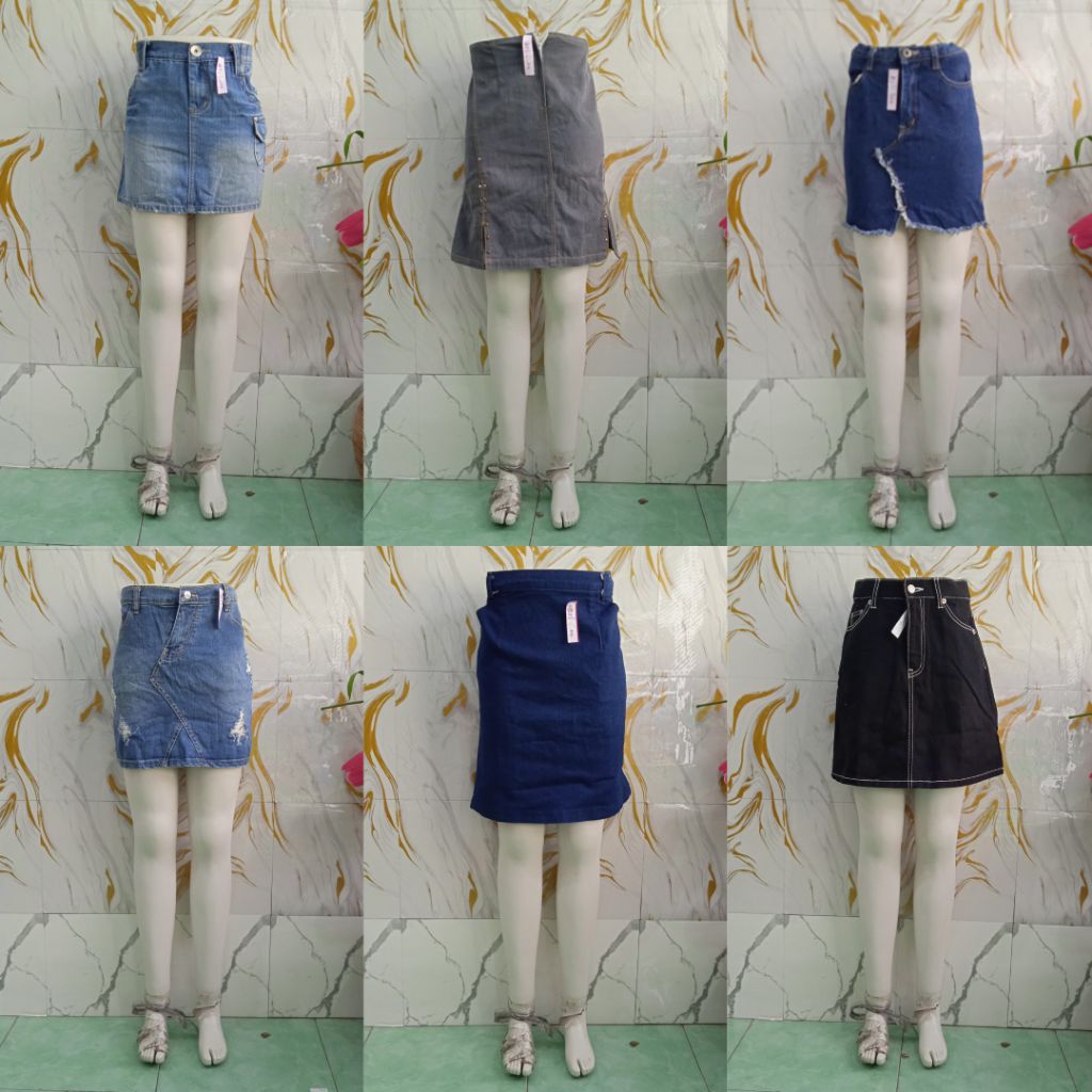 ROK MINI JEANS//ROK SANTAI//MINI//ROK JEANS//ROK CASUAL