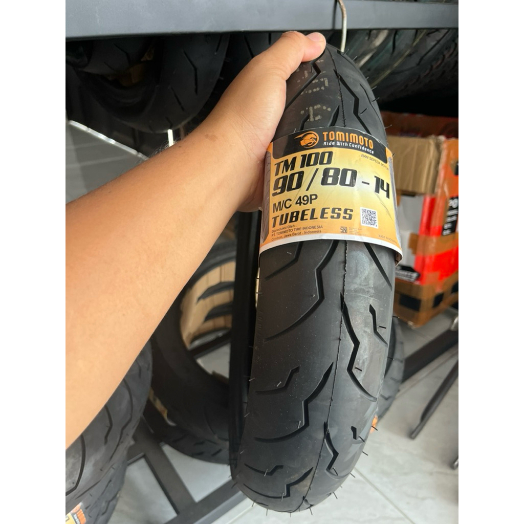 BAN LUAR TOMIMOTO TM100 100/80,90/80 ring 14