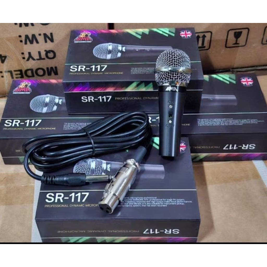 Mikropon Kendang Bma Sr117 Mic Ketipung Bma Sr 117 Mikrofon Kabel Mini Bma Sr-117