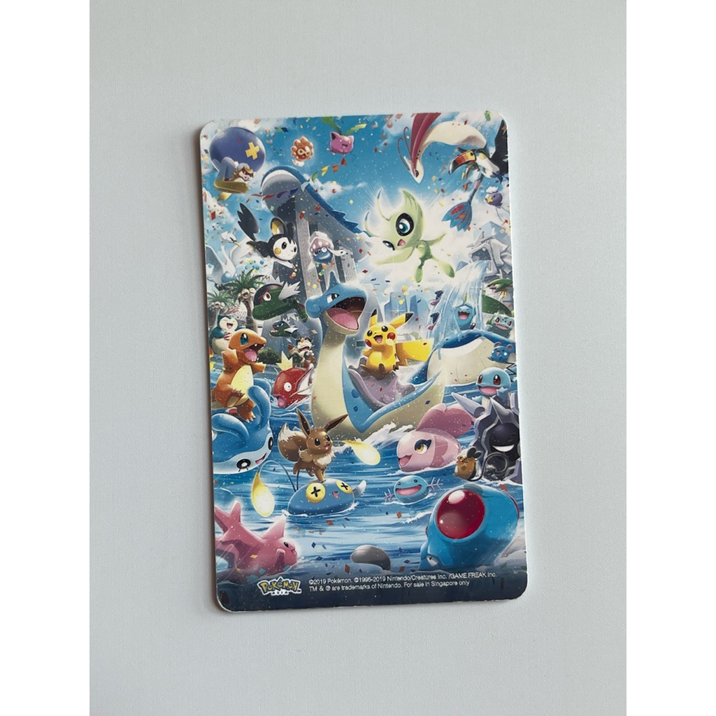 Merch Water-Theme Pokemon | 2019 Pokemon EZ Link (Eksklusif Singapore)