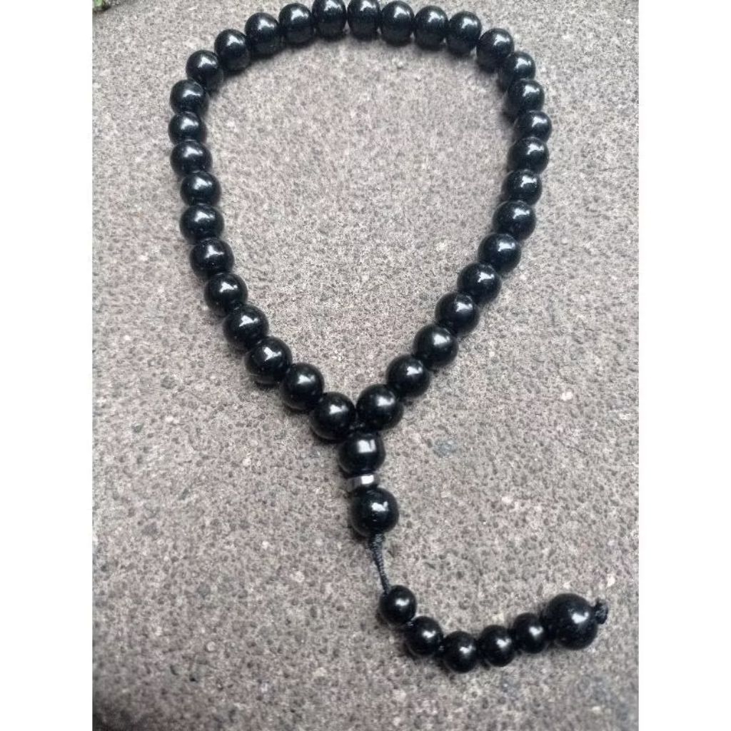 Tasbih batu 33 butir black onix
