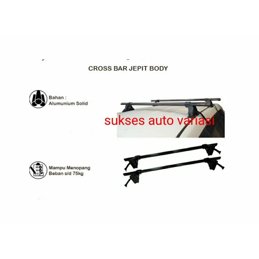 CROSS BAR JEPIT BODY PLATINUM MOBIL AGYA/AYLA