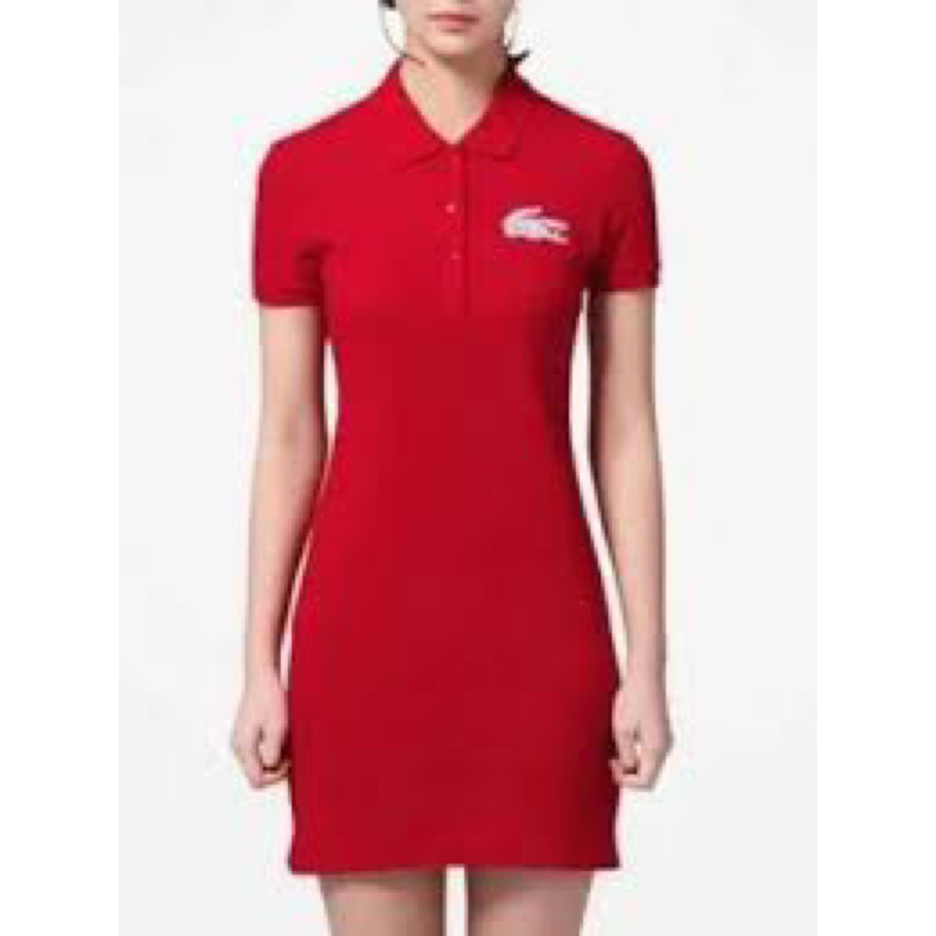 Lacoste Polo Dress Red Limited Original