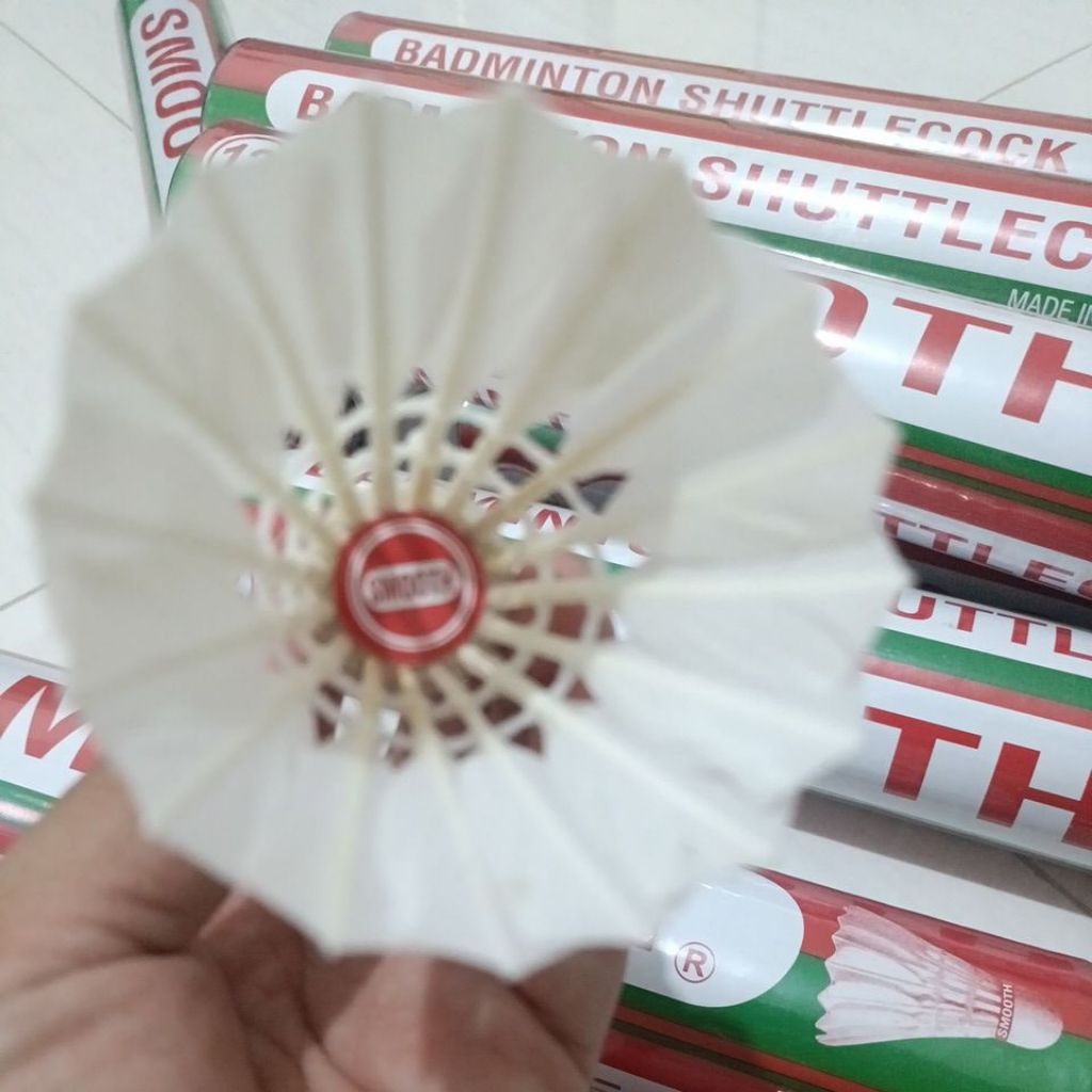 Shuttlecock badminton SMOOTH RED