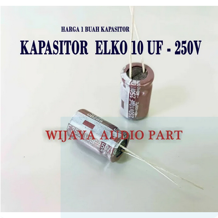 1 BUAH ELKO 10UF 250V ELCO 10UF 250V