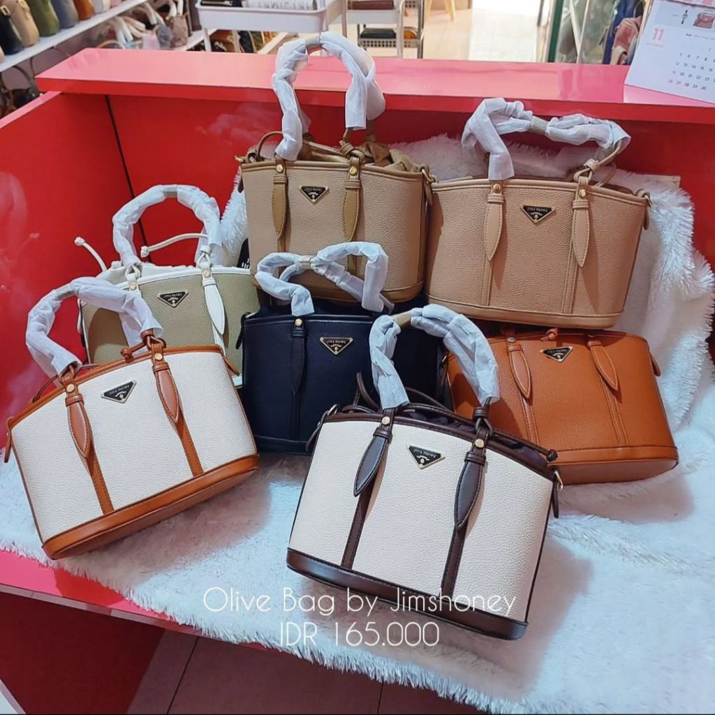 OLIVE BAG JIMS HONEY | TAS WANITA IMPORT JIMS HONEY