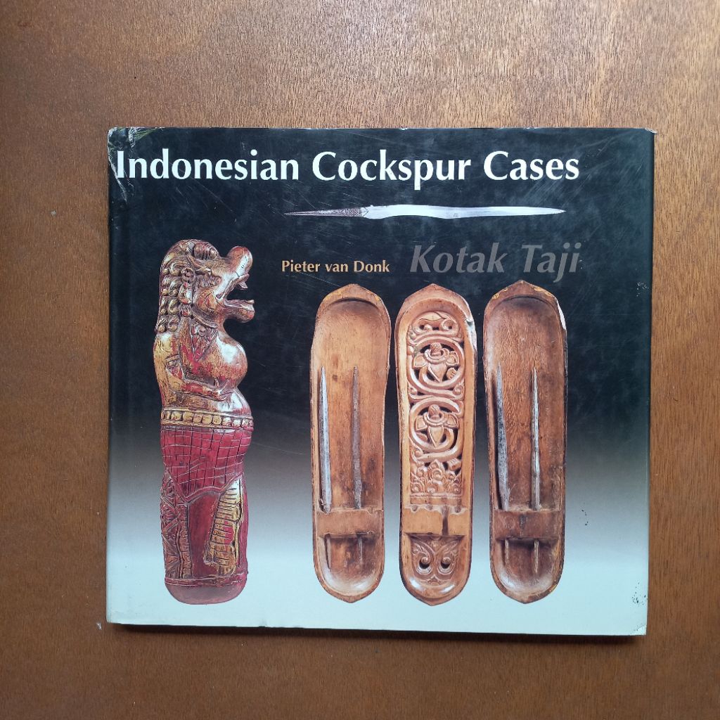 Buku RARE Indonesian Cockspur Cases Kotak Taji Bali Lombok Sulawesi Kalimantan pieter van donk