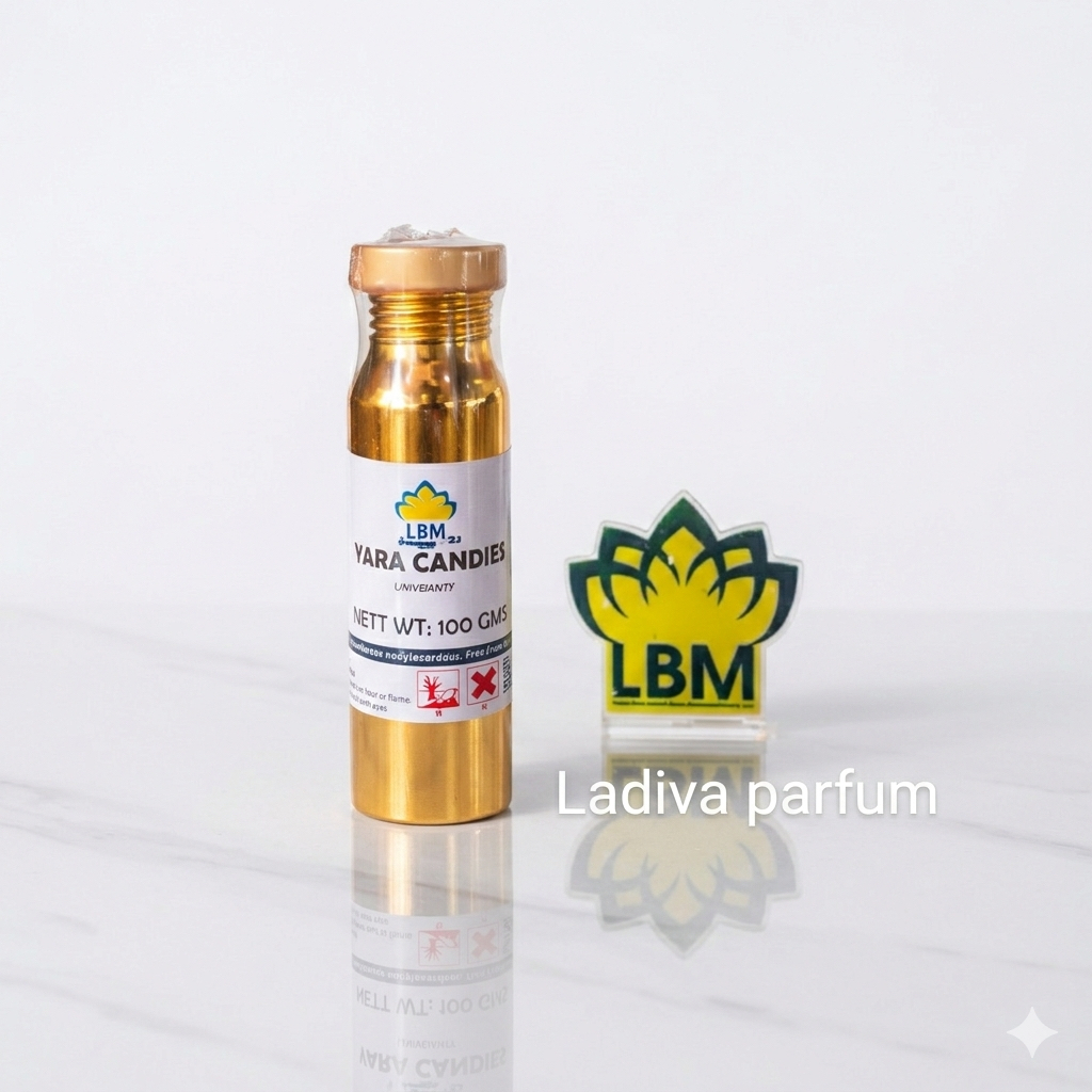 Lattafa Yara candies 100gr bibit parfum segel LBM Fragrance
