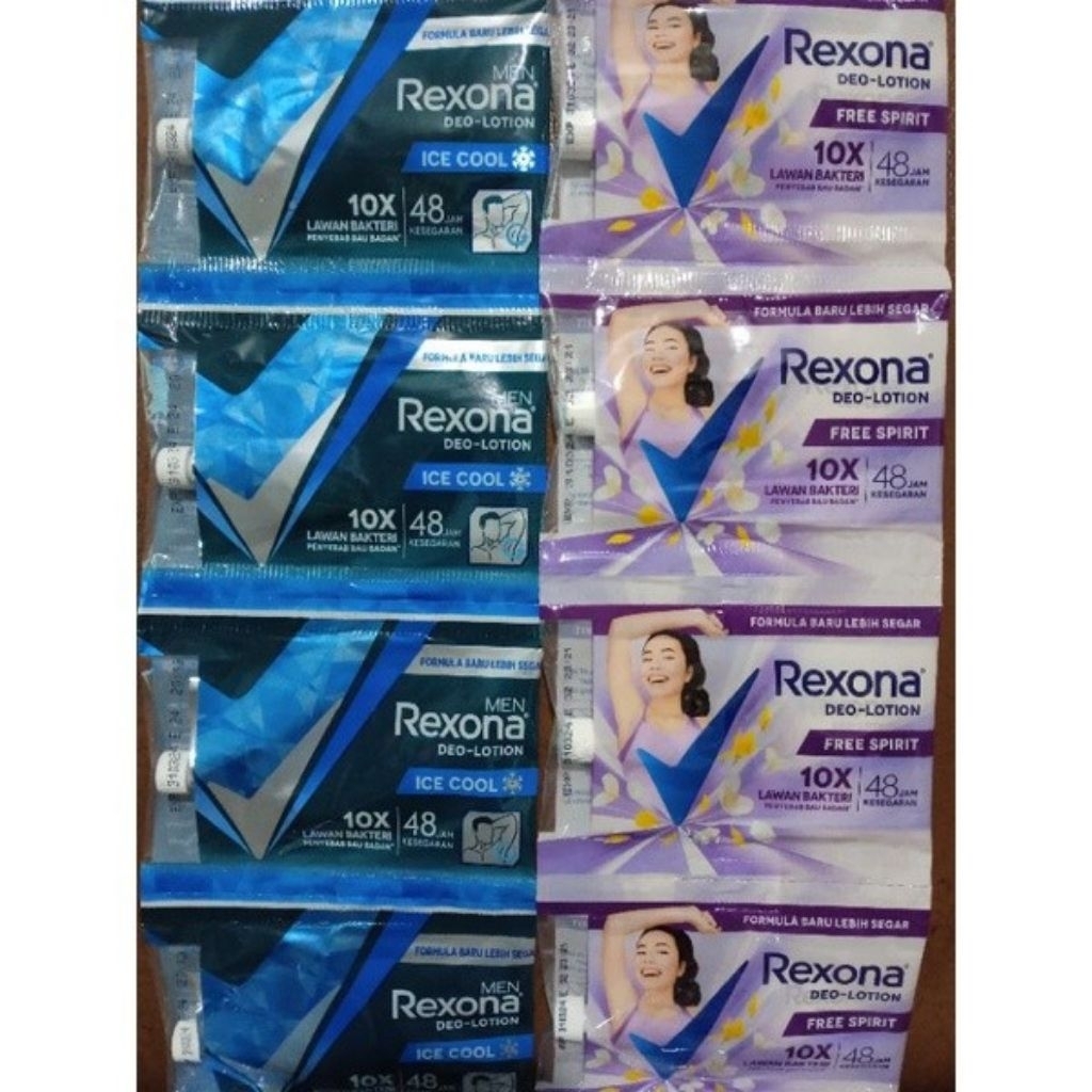 Rexona deodorant 1renteng isi 12sachet