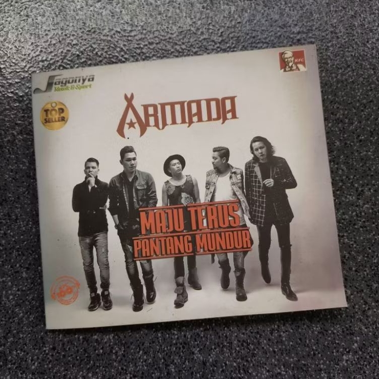 Kaset Cd Armada Album Maju Terus Pantang Mundur