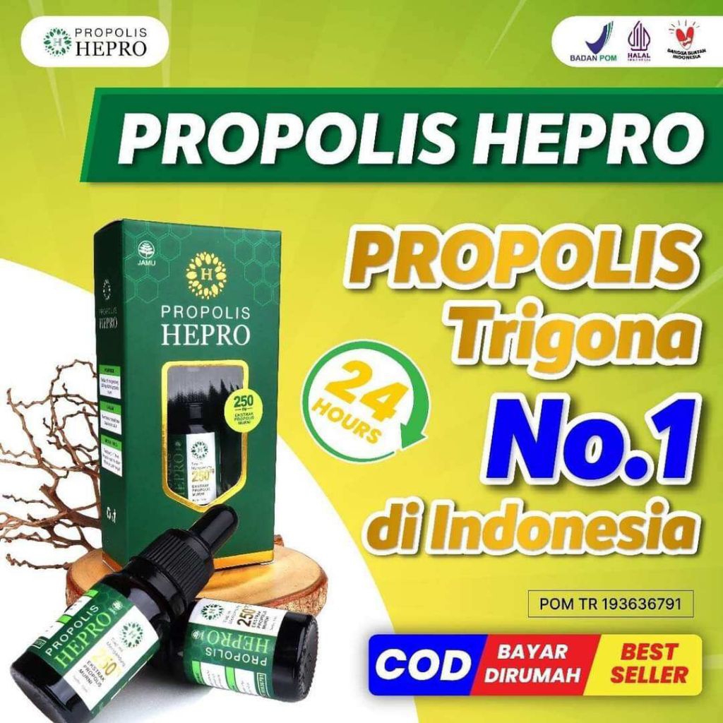 Propolis Hepro Asli 10Ml Anti TBC & Batuk Berdahak Propolis Hepro Herbal BPOM